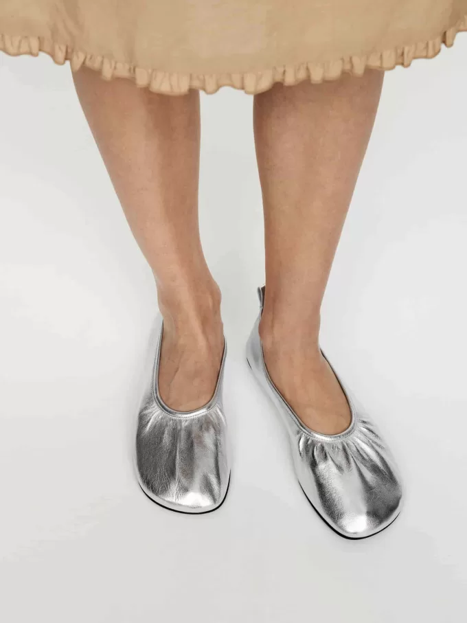 Leather Ballet Flats