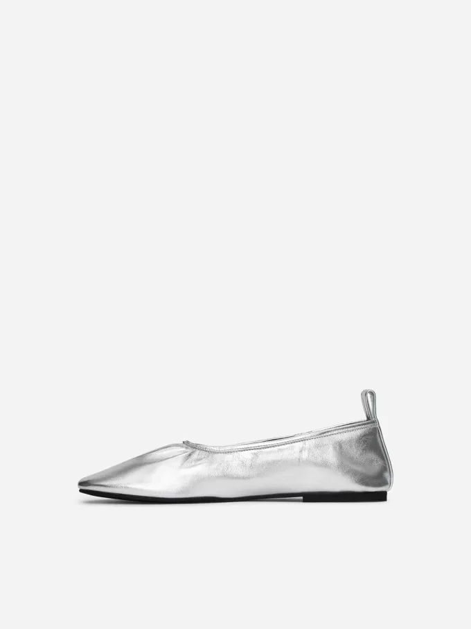 Leather Ballet Flats