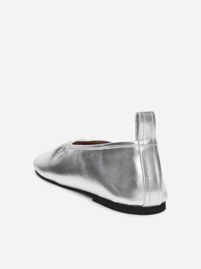 Leather Ballet Flats