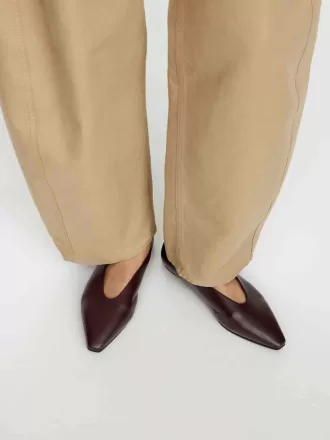 Leather Flats Leather Flats