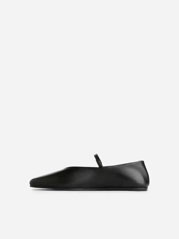 Leather Mary Jane Flats Leather Mary Jane Flats