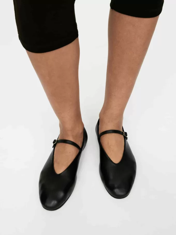 Leather Mary Jane Flats Leather Mary Jane Flats