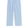 Light Denim Drawstring Trousers
