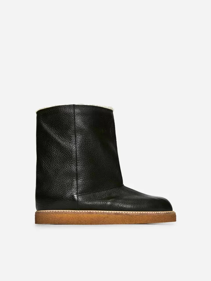 Lined Leather Boots Lined Leather Boots