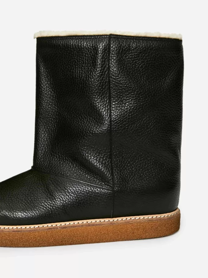 Lined Leather Boots Lined Leather Boots