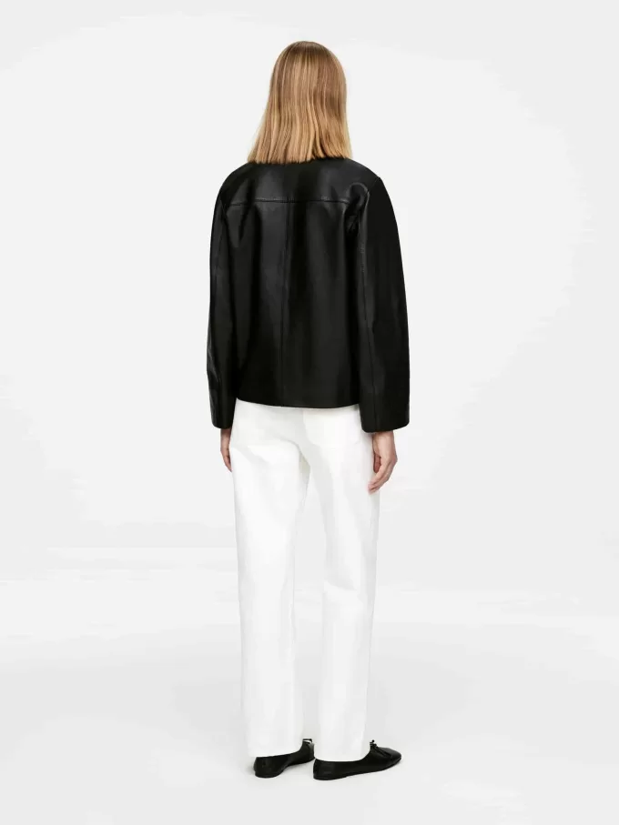 Lined Leather Jacket