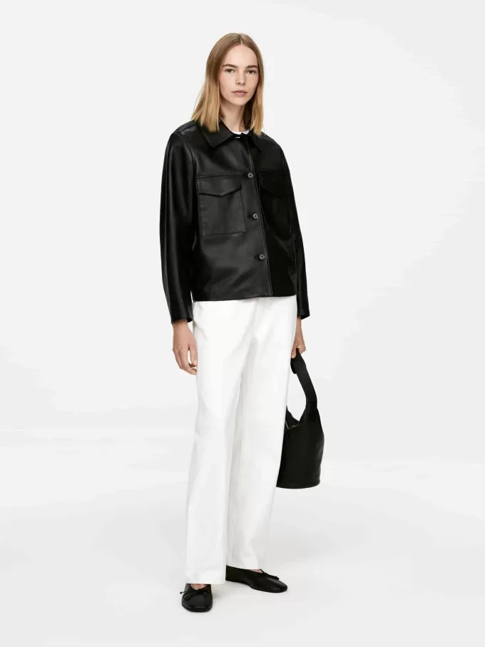 Lined Leather Jacket