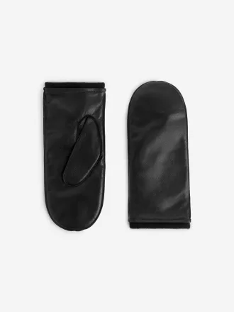 Lined Leather Mittens