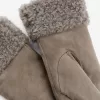 Lined Suede Mittens