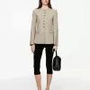 Linen-Blend Blazer