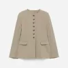 Linen-Blend Blazer