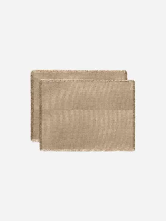 Linen Blend Placemat Set of 2 Linen Blend Placemat Set of 2