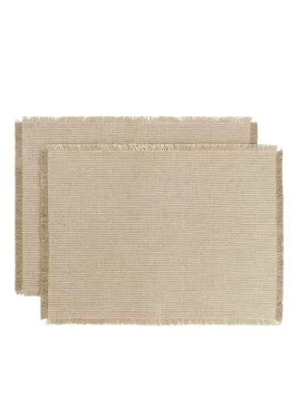 Linen Blend Placemat Set of 2 Linen Blend Placemat Set of 2