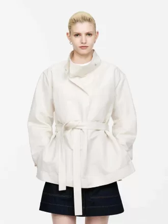 Linen Blend Pop-Over Shirt