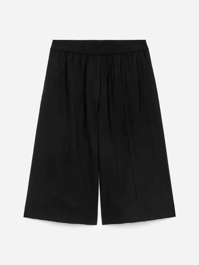 Linen-Blend Shorts