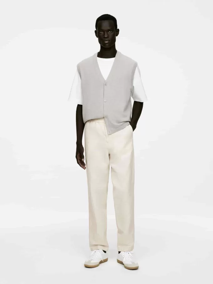 Linen Blend Trousers