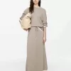 Linen-Cotton Blend Skirt Linen-Cotton Blend Skirt