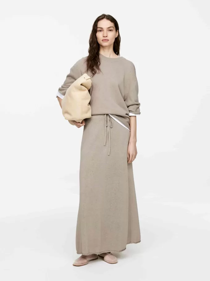Linen-Cotton Blend Skirt Linen-Cotton Blend Skirt