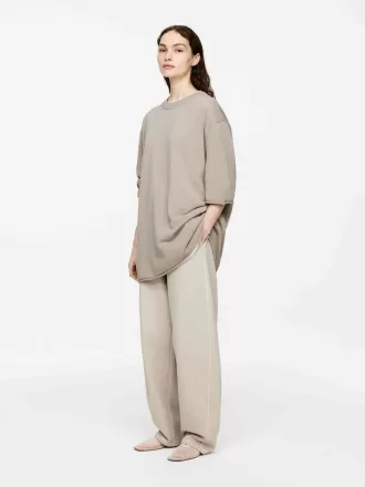 Linen-Cotton Blend T-Shirt