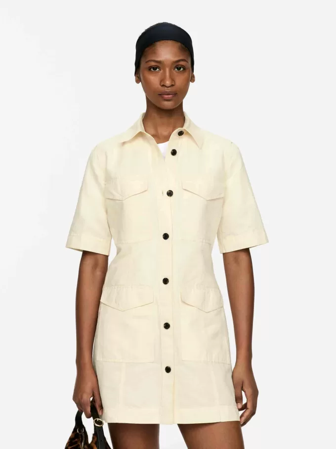 Linen-Cotton Dress