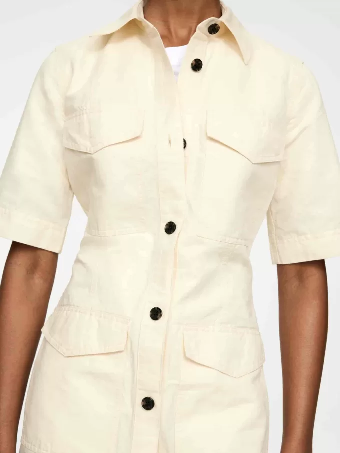 Linen-Cotton Dress