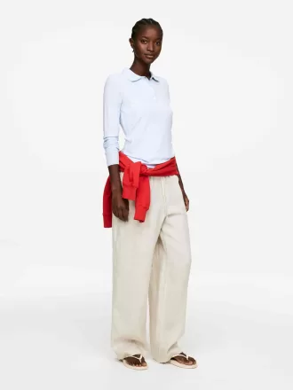 Linen Drawstring Trousers