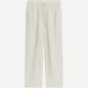 Linen Drawstring Trousers