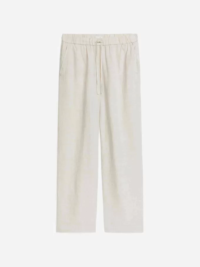 Linen Drawstring Trousers