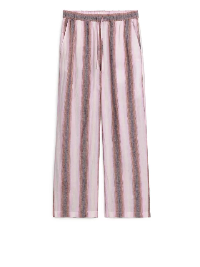 Linen Drawstring Trousers