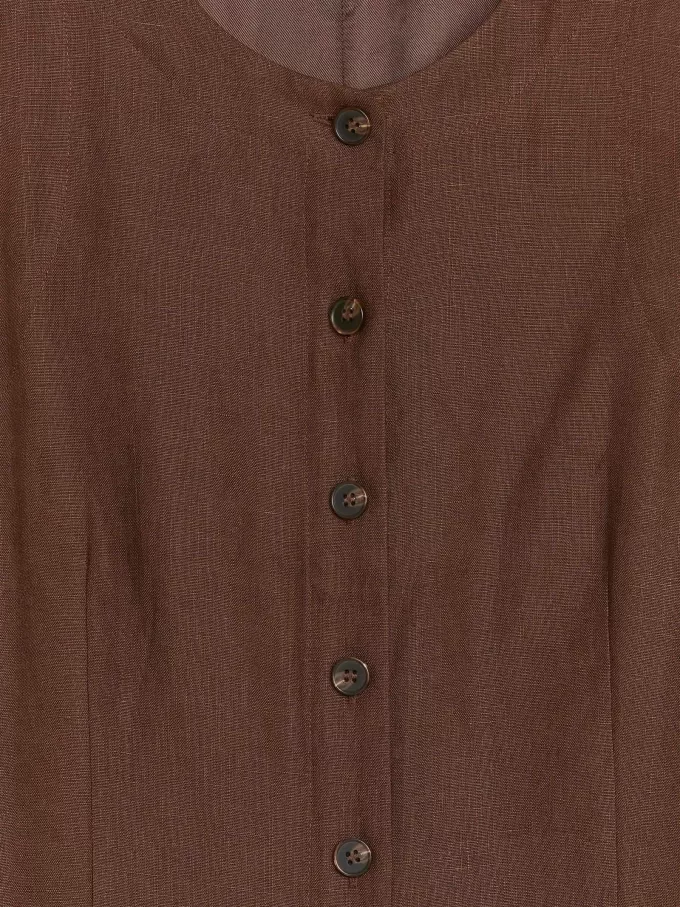 Linen Vest Dress