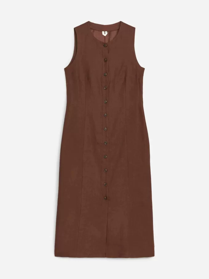Linen Vest Dress