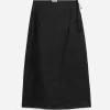 Linen Wrap Skirt