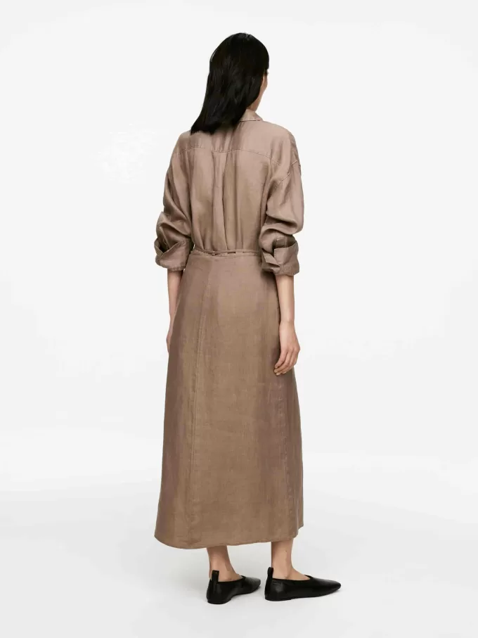 Linen Wrap Skirt
