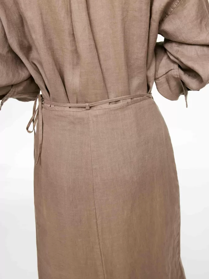 Linen Wrap Skirt
