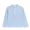 Long-Sleeve UV Seersucker Top