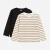 Long-Sleeved T-Shirt Set of 2 Long-Sleeved T-Shirt Set of 2