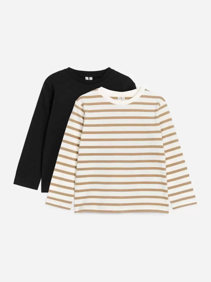 Long-Sleeved T-Shirt Set of 2 Long-Sleeved T-Shirt Set of 2