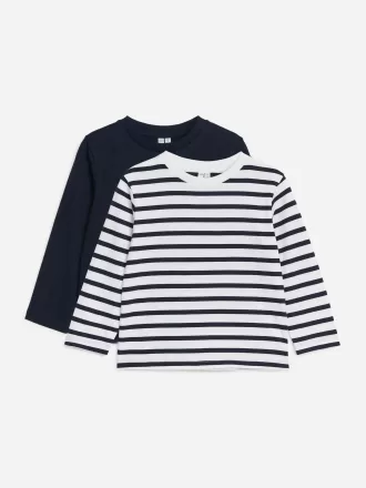 Long-Sleeved T-Shirt Set of 2