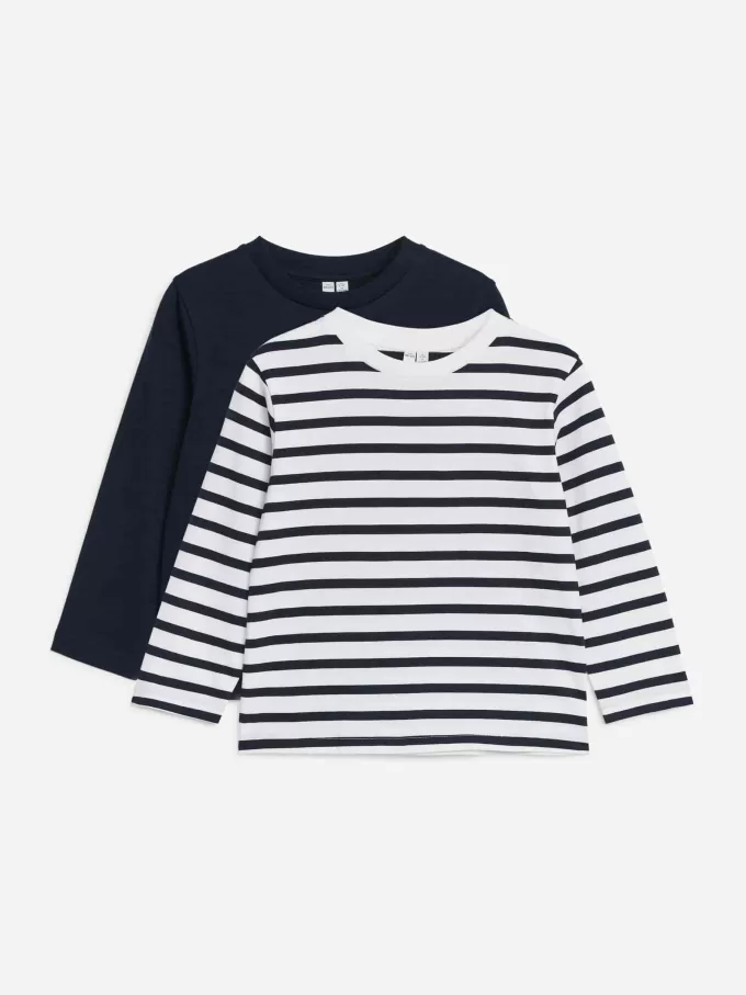 Long-Sleeved T-Shirt Set of 2 Long-Sleeved T-Shirt Set of 2