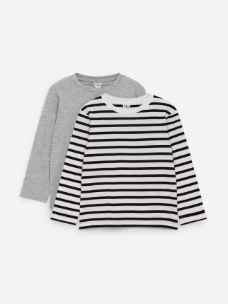Long-Sleeved T-Shirt Set of 2