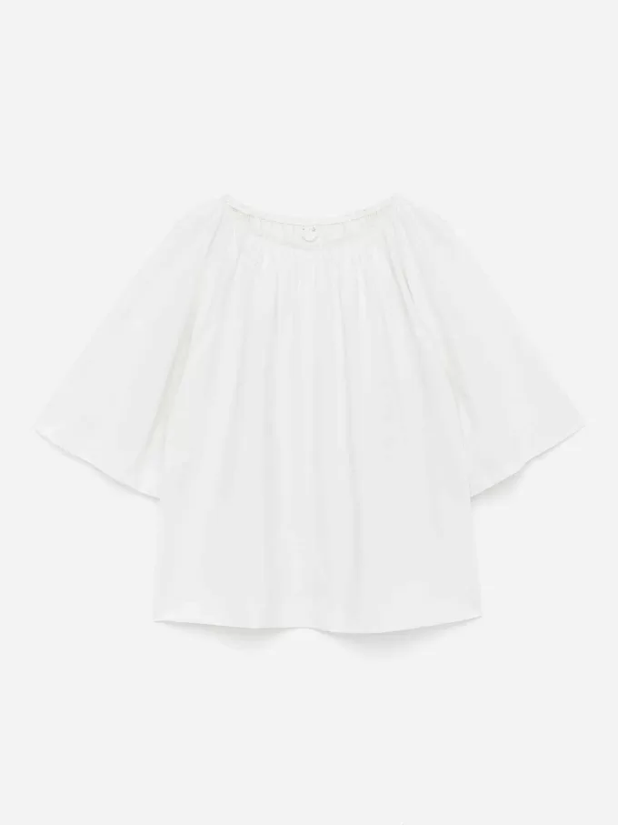 Loose-Fit Crêpe Top