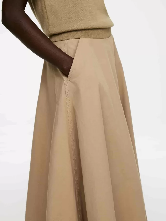 Maxi Poplin Skirt Maxi Poplin Skirt
