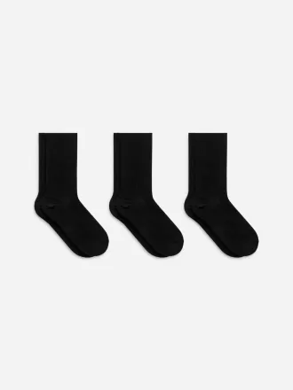 Mercerised Cotton Socks Set of 3