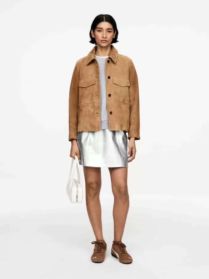 Metallic Leather Skirt Metallic Leather Skirt