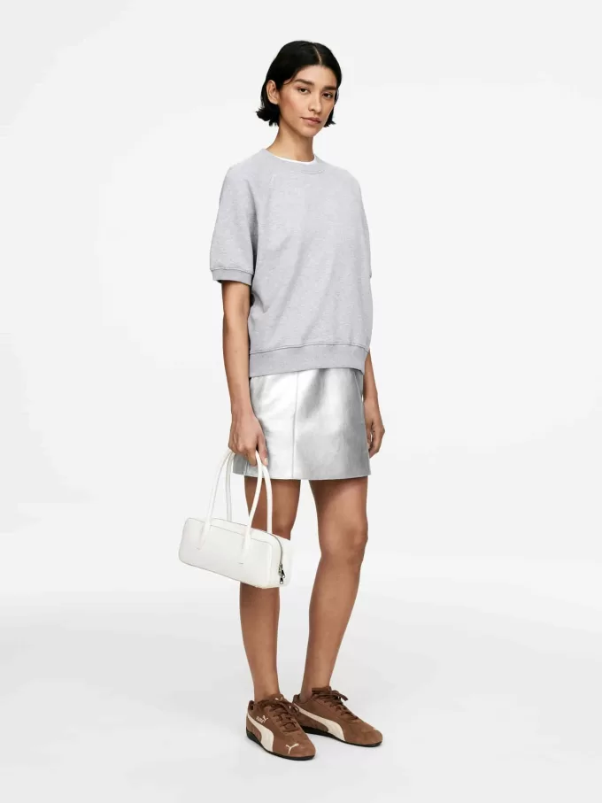 Metallic Leather Skirt Metallic Leather Skirt