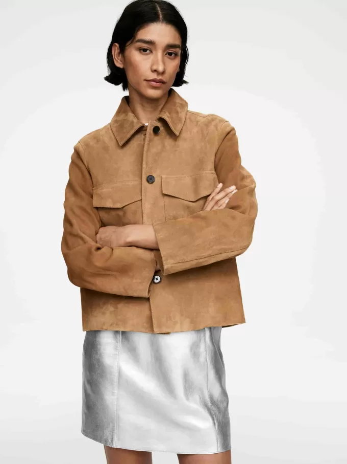 Metallic Leather Skirt Metallic Leather Skirt