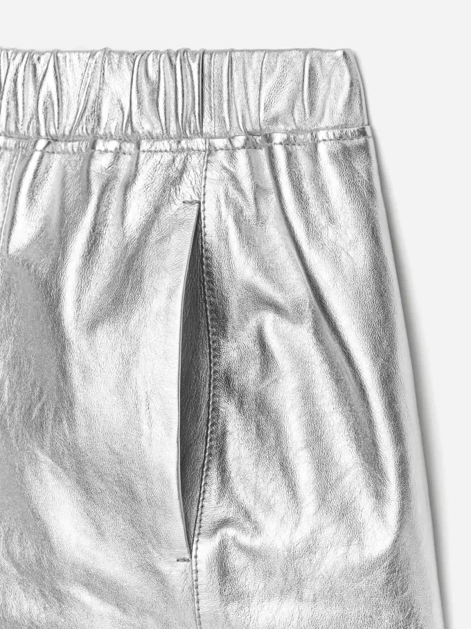 Metallic Leather Skirt Metallic Leather Skirt