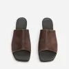 Mid-Heel Suede Sandals Mid-Heel Suede Sandals
