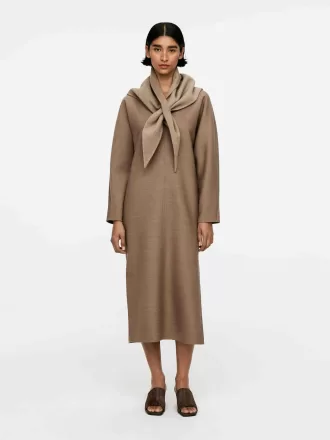 Mid-Heel Suede Sandals