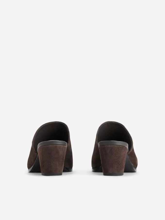 Mid-Heel Suede Sandals Mid-Heel Suede Sandals